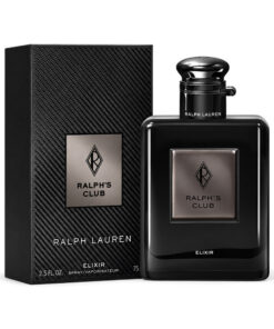 Frasco de Ralph Lauren Ralph’s Club Elixir junto a su caja.